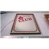 Image 1 : Mirrored Club beer advertising - 16x21