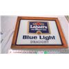 Image 1 : Mirrored labatts Blue Light advertising - 17x22.5