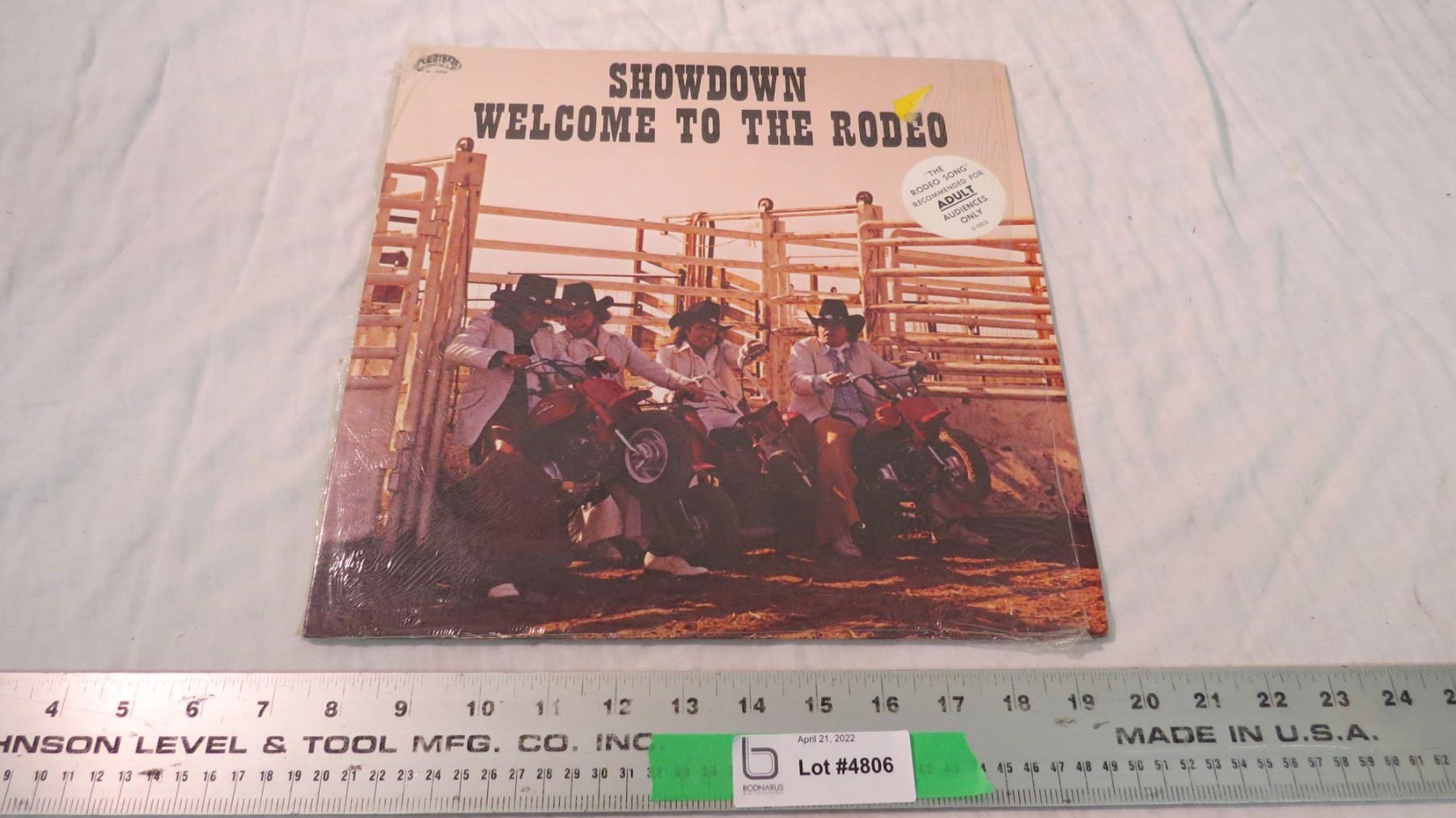 Showdown Welcome to the rodeo record - Bodnarus Auctioneering