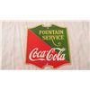 Image 2 : Coca Cola porcelain sign - 6x6.5"