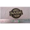 Image 1 : Nash Station porcelain sign - 8x6.5"