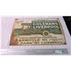 Image 1 : Colemans liverpool porcelain sign - 24x15"