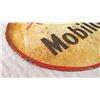 Image 4 : Mobil Oil 2" flange porcelain sign - 16x16"