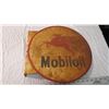 Image 5 : Mobil Oil 2" flange porcelain sign - 16x16"