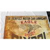 Image 8 : Eagle Glydol 2" flange porcelain sign - 20x16" (double sided)