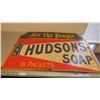 Image 1 : Hudson Soal porcelain sign - 38.5x28"