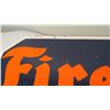 Image 6 : Firestone Tires porcelain sign - 36x30" (double sided)