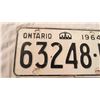 Image 2 : 1964 Ontario license plate
