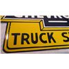 Image 3 : Chevrolet truck service porcelain sign - 36x18" - double sided