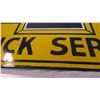 Image 4 : Chevrolet truck service porcelain sign - 36x18" - double sided