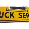 Image 7 : Chevrolet truck service porcelain sign - 36x18" - double sided