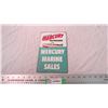 Image 1 : Mercury marine sales tin sign - 6x9.5"
