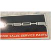 Image 3 : Porsche Authorized sales & service parts porcelain sign - 12x4"