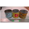 Image 2 : (3) Tobacco tins - no lids - black cat, players, no.7