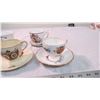 Image 3 : (5) Cup + Saucers - Royalty