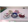 Image 1 : (5) Cup + Saucers - (1) Footed cup + saucer