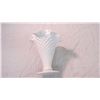 Image 3 : 8" Milk Glass Hobnail vase