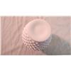 Image 4 : 5" Tall Milk Glass vase - Hobnail
