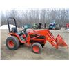Image 1 : Kubota B2100HD with LA302 loader + hydrostatic 4WD 540+2500PTO Diesel turf tires (working good) with