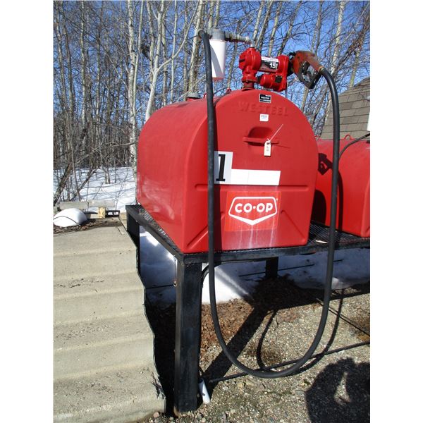 135 gallon tank + 115V AC fuel pump - diesel was used in it