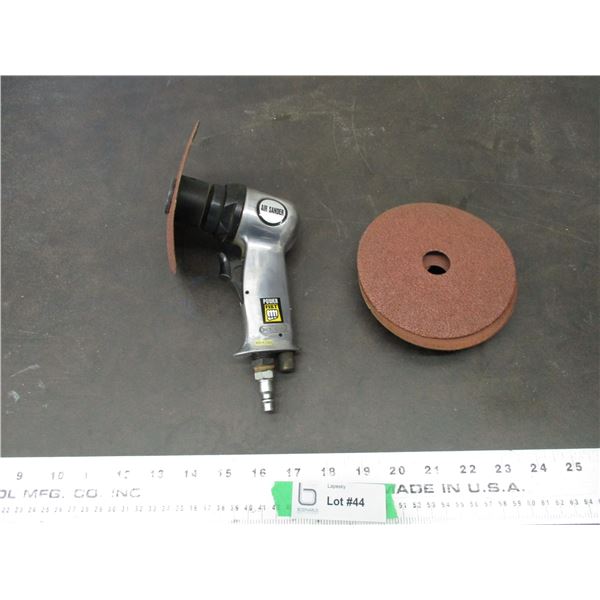 Air sander + discs - 5" - high speed (working)