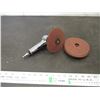 Image 2 : Air sander + discs - 5" - high speed (working)