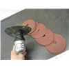Image 3 : Air sander + discs - 5" - high speed (working)