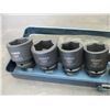 Image 2 : 3/4 Drive impact sockets - standard in case powerfist 1-1.5 in case
