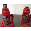 Image 3 : 2X THE BID PRICE - Shopmaster 4 ton floor jacks with handles