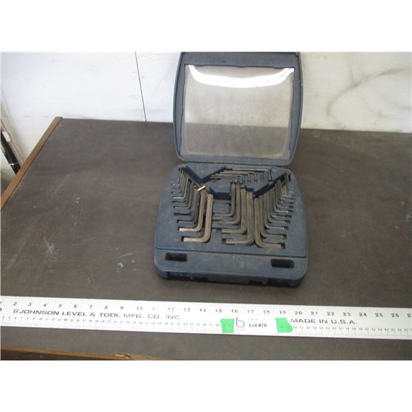 Mastercraft SAE, Metric, TORX hex key set