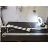 Image 1 : Desk Clamp magnifying glass with light - 40" long