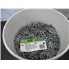 Image 2 : Bucket of Barbed Galvanized staples