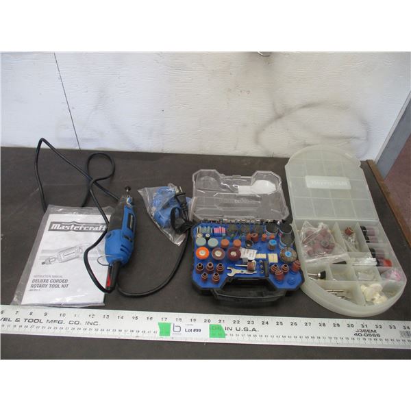 Mastercraft Dremel tool with bits (working)