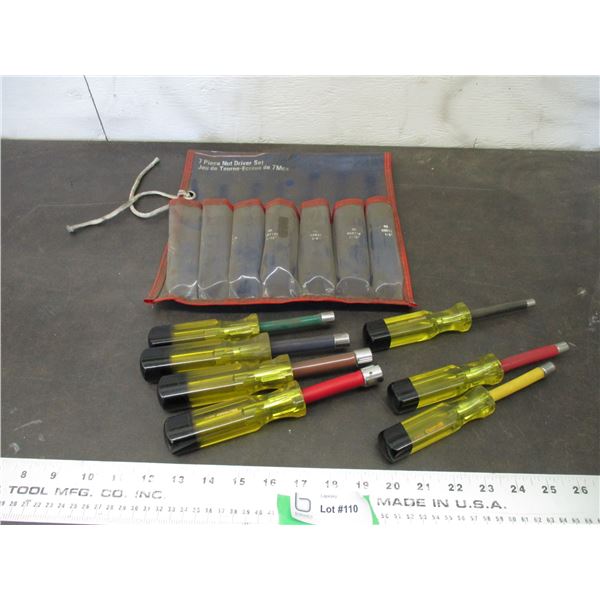 Westward 2-piece nut drivers set