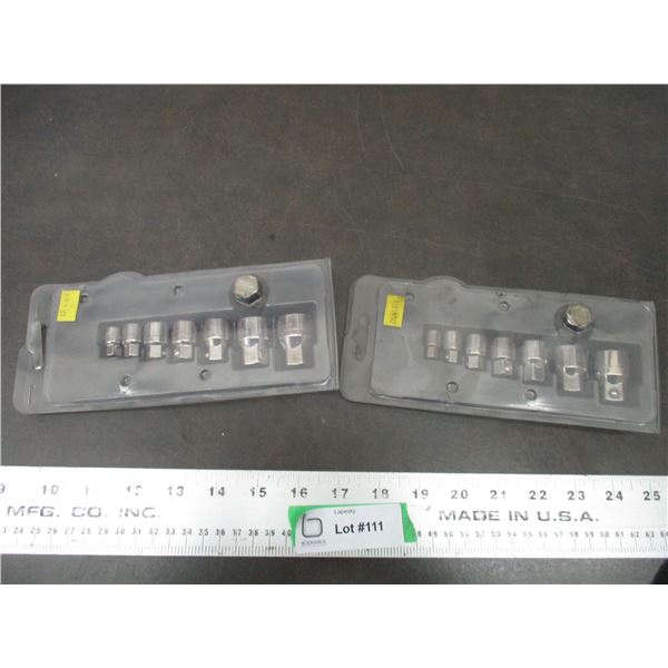 SAE + Metric ratchet wrench socket set