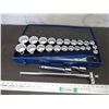 Image 1 : NEW Powerfist 26pcs 3/4" Professional socket set in case