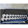 Image 2 : NEW Powerfist 26pcs 3/4" Professional socket set in case
