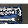 Image 4 : NEW Powerfist 26pcs 3/4" Professional socket set in case