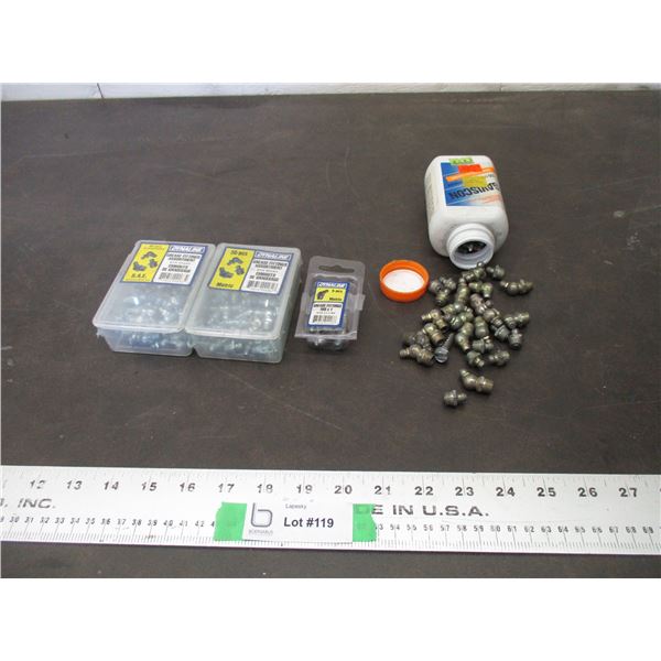 Grease fittings - SAE + Metric