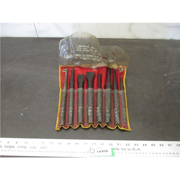 ITC 8pcs industrial chisel punch set