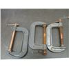 Image 2 : 2X THE BID PRICE - 4" C Clamps
