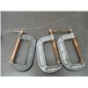 Image 3 : 2X THE BID PRICE - 4" C Clamps