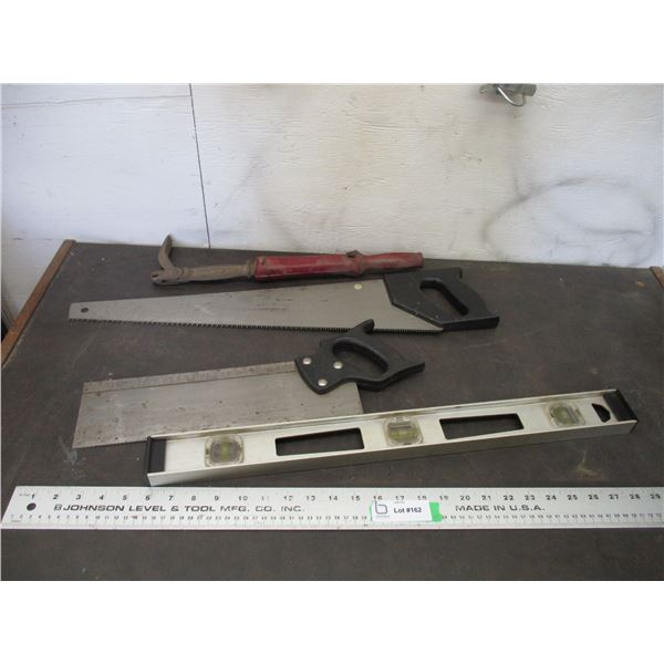 Handsaws, Nail Puller, Level