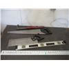 Image 1 : Handsaws, Nail Puller, Level