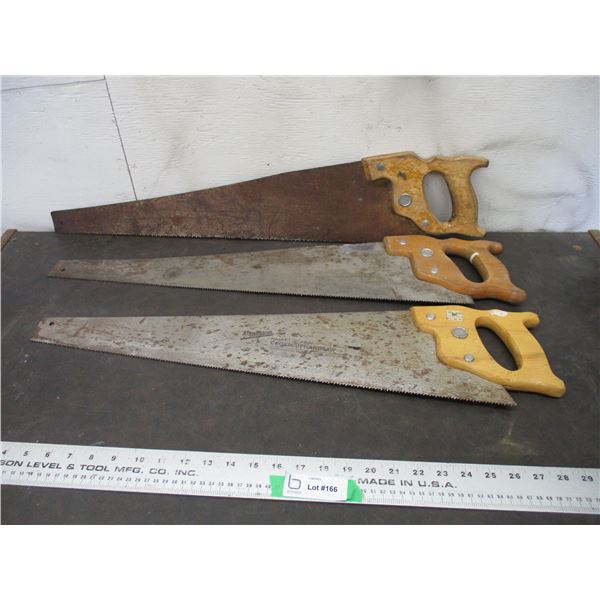 (3) hand saws
