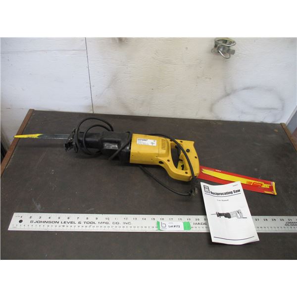 Powerfist reciprocating saw (working) + new blades