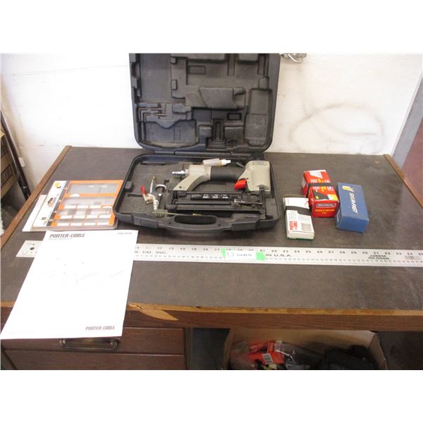 Porter Cable brad nailer + nails (works)