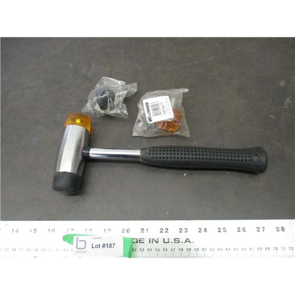 Westward hammer with interchangeable heads