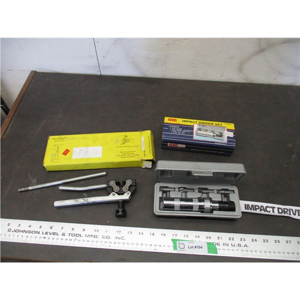 Impact driver set, chain breaker