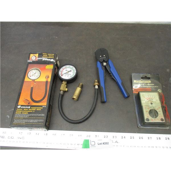 Multimeter, compression tester